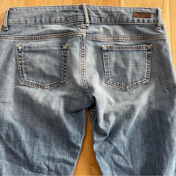 Vintage Guess Premium Jeans Womens 30 Bootcut Low Rise Grunge Y2K Faded Blue - Picture 6 of 10